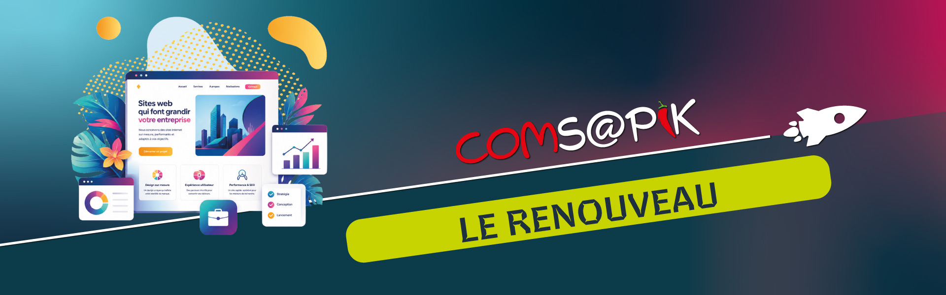 Comsapik se recentre sur le web et la communication